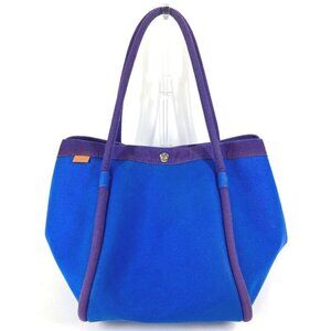 Hermes Handbag Sac Baga GM Canvas Blue